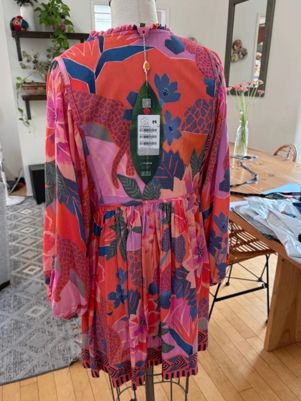 NWT's Farm Rio Dress - Picture 2 of 7
